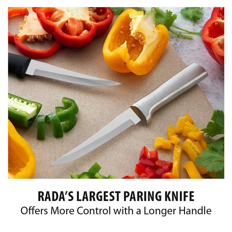 Rada Cutlery Super Parer Knife (R127), 4.38" Stainless Steel Hollow