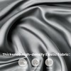 Thickened Satin Pillowcase, Elastic 16 * 24In Pillow Cover for