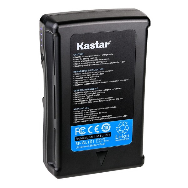 Kastar BP-GL101 V-Mount Battery Compatible with RED Digital Cinema CF