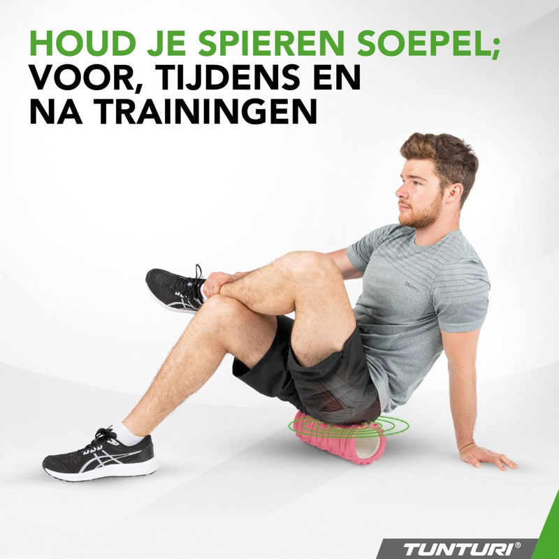 Tunturi Yoga Grid Foam Roller - Back Spine Roller -