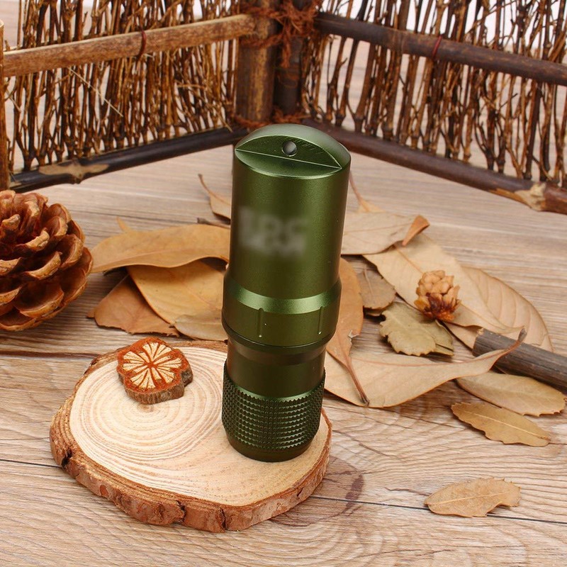 Demeras Waterproof Sealing Bottle Metal Survival Capsule Waterproof EDC Keychain
