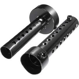 Baceyong Motorcycle Silencer, DB Killer, Exhaust Pipe Deflector, Exhaust Silencer, 35 mm, Black, Pack of 2