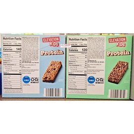 Elevation Kids Protein Chocolate Chip & Chocolate Mint 5 Bars 6.35oz (2 Boxes)