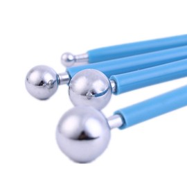 Odeto Joy Set of 4 Paper Quilling Tool 3D Domes Ball Mini Shape Quilling Paper Ball Impression Quilling Template Half-Spheres DIY Handmade