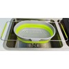 SAMMART 5L Expandable and Collapsible TPE/PP Oval Strainer Over The