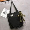 VEAGIA Tote Bag, Canvas, Shoulder Bag, A4, Large Size, Canvas