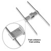 GOLDMAN SERVICE Steel Chicken Rotisserie Skewers Fork Utensil for Professional