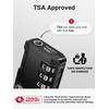 Puroma TSA Approved Travel Luggage Locks, 2 Pack Black 4