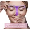Pack of 8 Eyebrow Stencils for Beginners, Reusable DIY Eyebrow