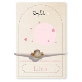 By Lilla Zodiac Bracelet Hair Ties – Premium Element-Inspired Accessories for Each Zodiac Sign (LIBRA)