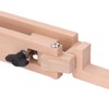 Foldable Leather Pony Clamp Tool, Beech Wood Table Desktop Sewing