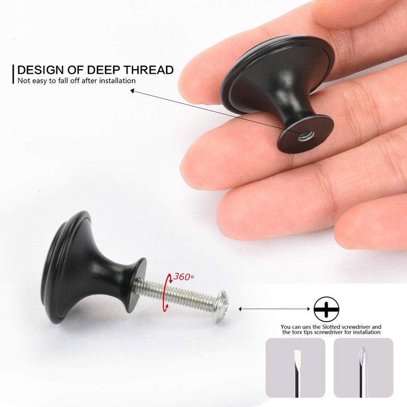 astarye 10pcs Zinc Alloy Drawer Handle Door and Drawer Knobs,