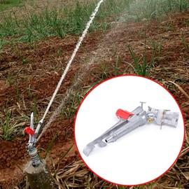 WUPYI Adjustable Sprinkler Gun Head 2 Inches,Irrigation Spray Gun Impact Spray Garden Sprinkler Agricultural Water-Saving Irrigation,Zinc Alloy