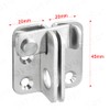 SAYAYO EMS3001-W Stainless Steel Door Bolt Small Lockable with Padlock