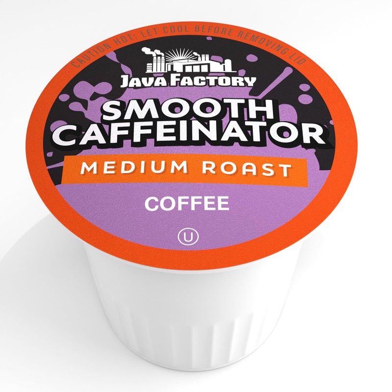 Java Factory Medium Roast Coffee Pods Compatible with K Cup