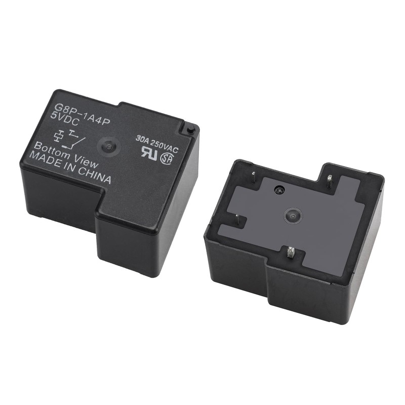 Baomain PCB Power Relay 4 Pins G8P-1C4P-5VDC 30A 250VAC SPST