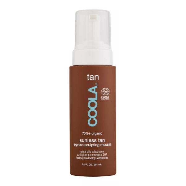 Coola Organic Sunless Tan Express Sculpting Mousse 7 oz. Self