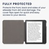 kwmobile Flip Case Compatible with Tolino Vision 6 Case -