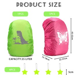 School Bag Rain Cover, Rain Cover School Bag, Backpack Cover Reflective, Rain Cover School Bag Step by Step, Rain Cover for Step by Step, Backpack Cover Reflective for Children