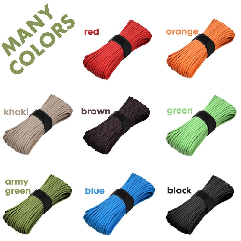 KOKKOYA 31m Survival Paracord 550 4mm Nylon Fire Cord 10