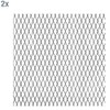 Alberts 497293 Expanded Metal Sheet Steel 250 x 500 x