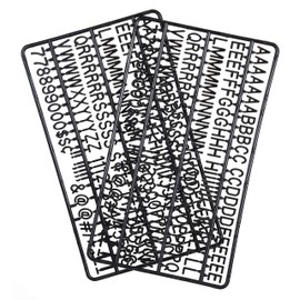 Letters for Felt Letter Boards, 300 Pieces Including Characters, Numbers & Symbols 0.7 Inch for Changeable Plastic Message Boards (Black)