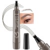 FAVYC Eyebrow Pencil Eyebrow Contouring Pen,Micro 4 Point Ink Pen,Lasting