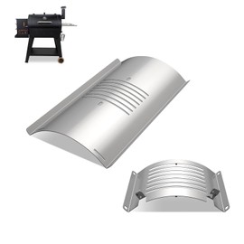 Flame Broiler Kit for Pit Boss 820, PB850 Series Pellet Grills, Slide Cover and Bottom for Pit Boss Smoker PB820FB PB820FBC PB820PS1 PB820S PB820SC PB820XL Parts
