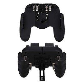 Mobile Game Controller for PUBG Mobile Controller, Joystick Remote Grip Aim Keys for 4.7-7.0 inch Phones, Cellphone Gamepad Accessories, with Cooling Fan
