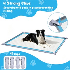 Pee Pad Holder, 28×34 Inch Thickened Silicone Dog Pee Pad Holder Tray