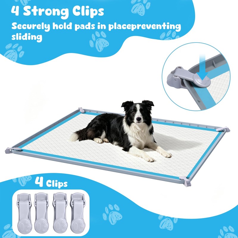 Pee Pad Holder, 28×34 Inch Thickened Silicone Dog Pee Pad