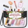 Christian Religious Gift for Women Bible Verse Zipper Makeup Bag