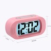 Plumeet Easy to Adjust, Large Digital LCD Travel Alarm Clock,