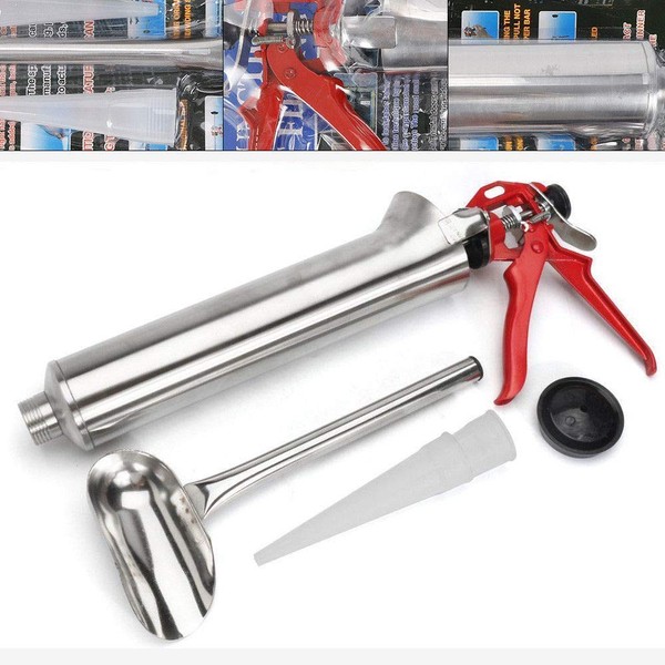 Stainless Steel Hand Caulking Gun Mortar Applicator Sprayer Grout 2
