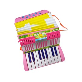 Funien Mini 17-key 6-bass Accordion ABS Material with Buckle Musical Instrument for Beginners Lightweight Button Accordion Hand-eye Coordination Stage Performance