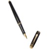 Pentel Sterling Fountain Pen Obsidian Barrel with Gift Box, Black