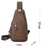 Henmifyer Genuine Leather Sling Crossbody Shoulder Bag for Women Men