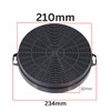 2-Pack Carbon Charcoal Filter 210mm & 32mm for Bosch Neff