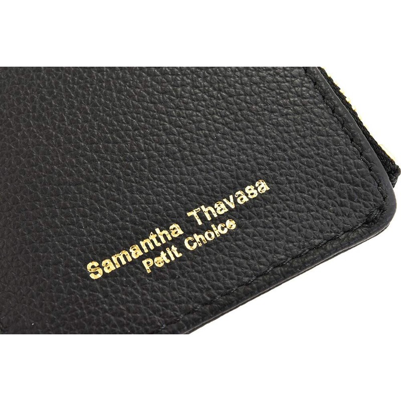 SamanthaThavasaPetitChoice 40143-00 Women's Pass Case Coin Purse Black