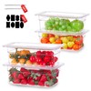 1/4 Size&2.5 Inch Commercial Food Pan with Lids-[NSF Certified][Hot&Cold Resistant]