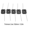 TOPINCN 5 Pcs String Trimmer Head Plastic Wire 150mm Trimmer