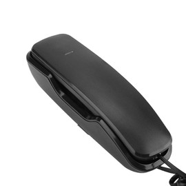 VBESTLIFE Noise Canceling Wall Telephone, Last Redial Anti-Interference Wall Mounted Phone for Office, Home, Hotel etc. (Black)