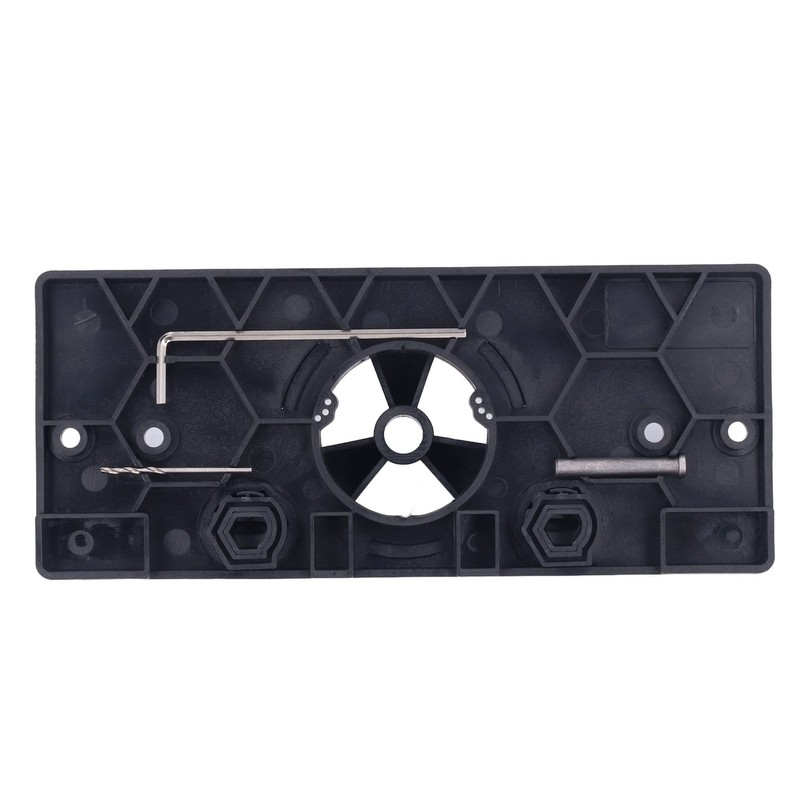 35mm Hinge Hole Saw Jig Drilling Guide Cutter Bit Set
