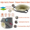 Vogana Heel Protectors for Pressure Sores Sheepskin Protector Soft Foot