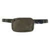 CTM Nylon Rectangle Belt Bag, Olive