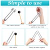 XPJBKC XPJBKC Tuning Forks for Healing, 128Hz, 256Hz, 512Hz Body