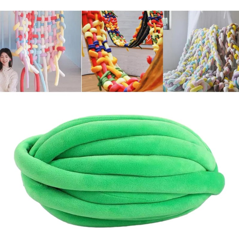 Hilo Grueso Y Grueso, Hilo Para Tejer Brazos, Verde
