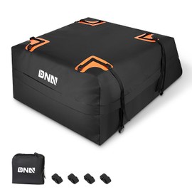 DNA MOTORING Car Rooftop Waterproof Bag, 17.6 Cubic Feet Waterproof Car Roof Luggage Bag, Heavy Duty Car Roof Cargo Carrier Bag, Car Roof Bag, w/ 4 Reinforced Straps, TOOLS-00422