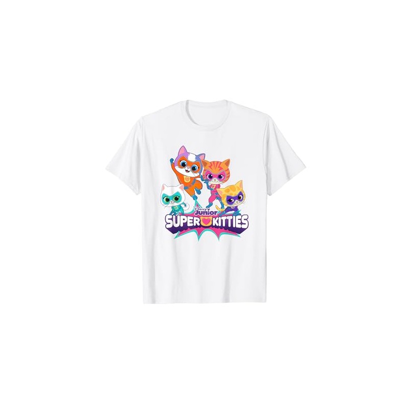 Super Kitties Group T-Shirt, White