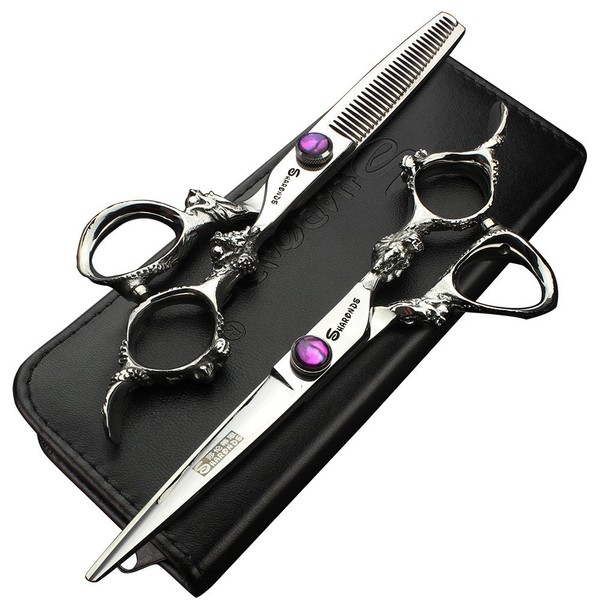 Professional 5.5 Inch Salon Hairdressing Hair Cutting and Thinning Preferred Hair Scissors Suit